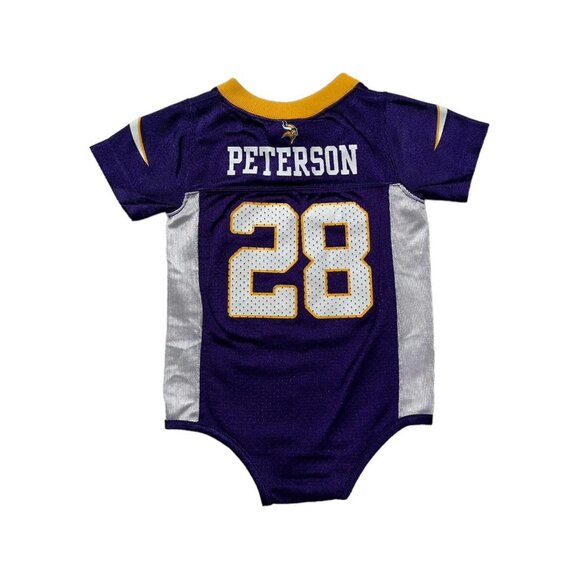 Y2K Adrian Peterson Jersey Onesie - Picture 2 of 4